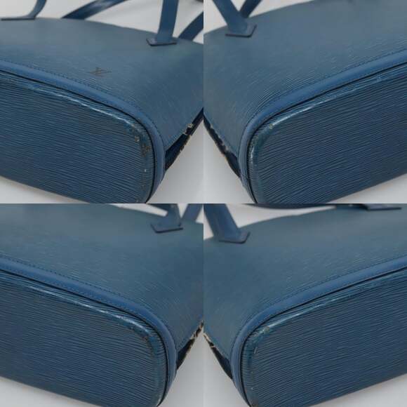 LOUIS VUITTON Epi Lussac Shoulder Bag Blue M52285 - Picture 10 of 12
